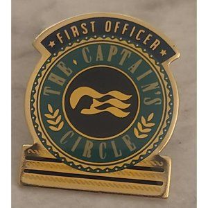First Officer The Captain Circle Lapel Pin